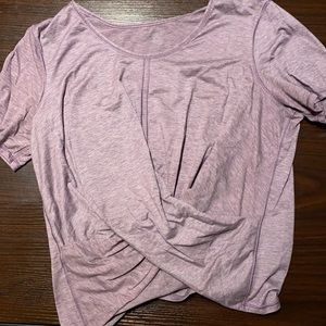 Lululemon twist crop top